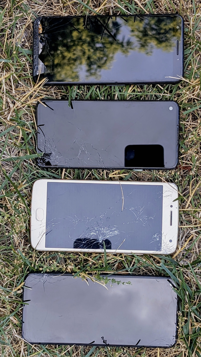 untitled broken cellphones